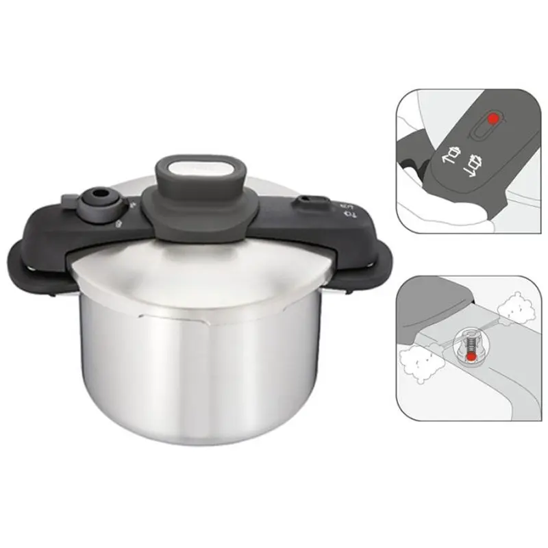 Cocotte Tefal Secure 5 Compact 8 Litres Inox