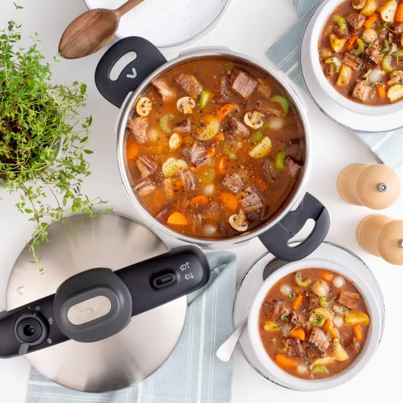 Cocotte Tefal Secure 5 Compact 8 Litres Inox