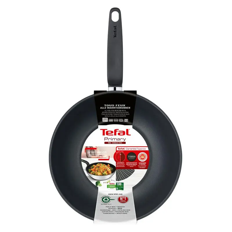 Poêle wok Tefal Primary 28Cm Inox