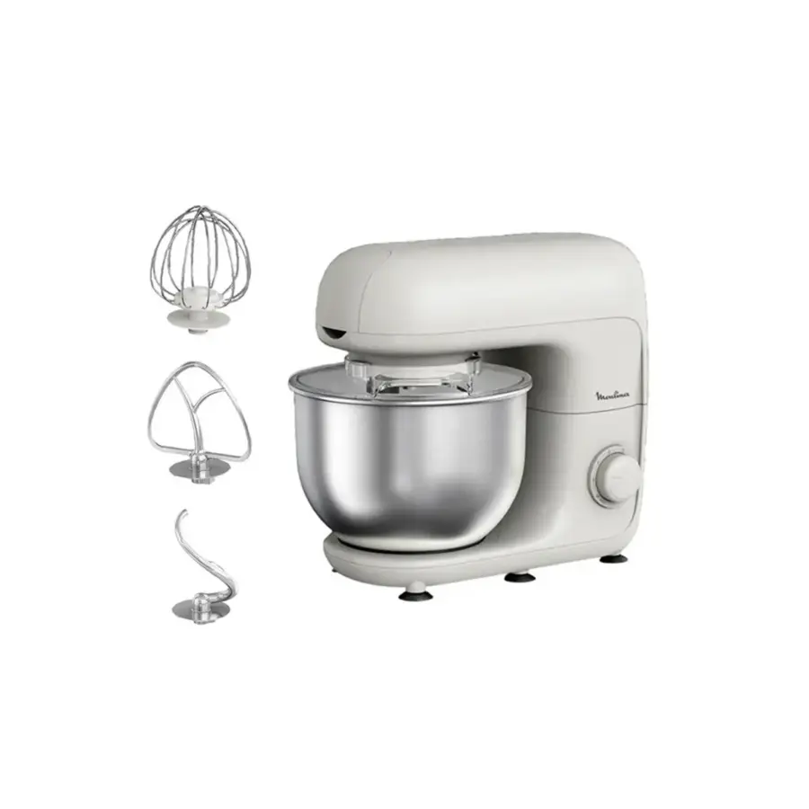 Robot pâtissier 4.8L 800W IVOIRE QA160110 MOULINEX