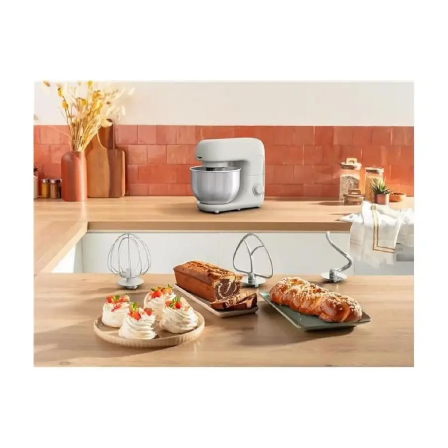 Robot pâtissier 4.8L 800W IVOIRE QA160110 MOULINEX